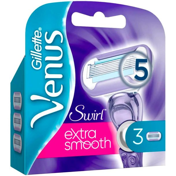 Gillette Venus Deluxe Smooth Swirl 3-pk. Barberblade 