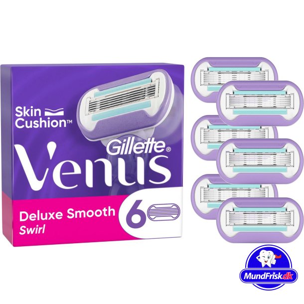 Gillette 6-pk. Venus Deluxe Smooth Swirl Razor Blades 