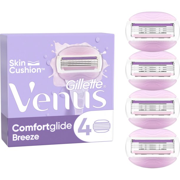 Gillette Venus Breeze Comfortglide Barberblade 4-pk.