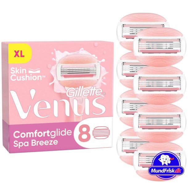 Gillette Venus 8 stk. Spa Breeze Comfortglide Barberblade