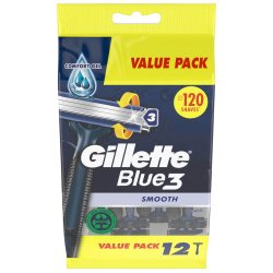 Gillette Blue3 Smooth Engangsskrabere 12 stk.