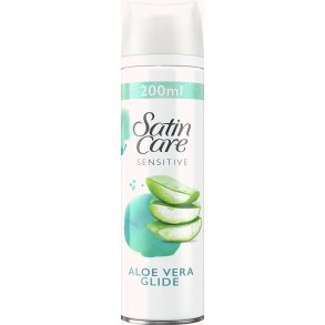 Gillette Satin Intim Barbergel Sensitive Aloe Vera Glide 200 ml.