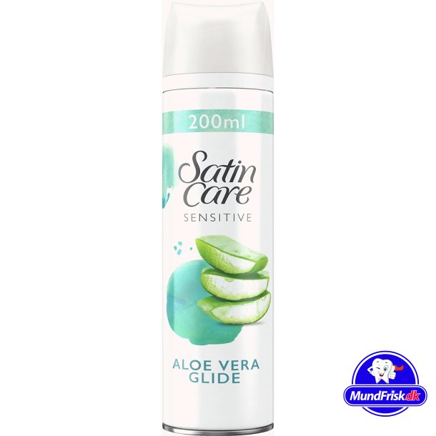 Gillette Satin Intimate Bar Gel Sensitive Aloe Vera Glide 200 ml.