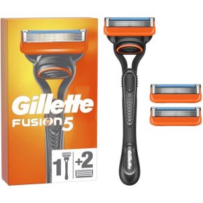 Gillette Fusion5 Barberhvel + 3 stk. Barberblader