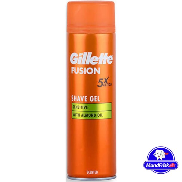 Gillette Bargel Fusion Sensitive Mandell 200 ml