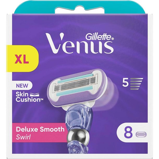 Gillette Venus 8 st. Deluxe Smooth Swirl Razor Blades 