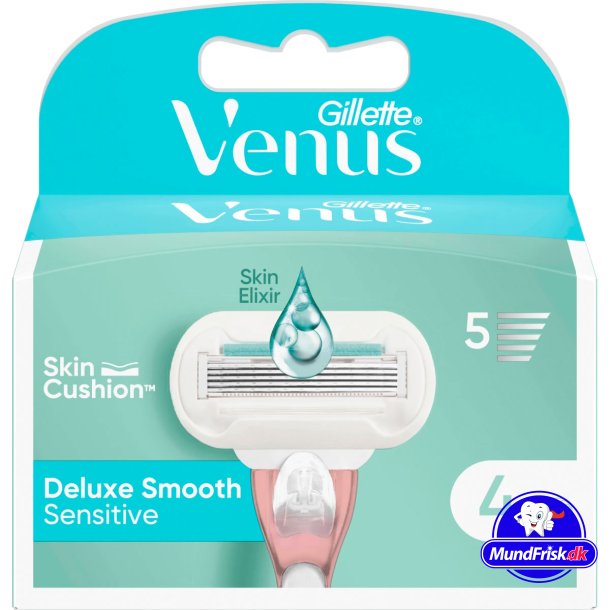 Gillette Venus Deluxe Smooth Sensitive Barberblade 4 stk.