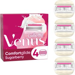 Gillette Rasierklingen Venus Comfortglide Sugarberry 4er-Pack.