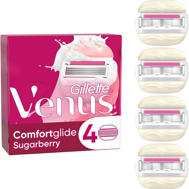 Gillette Rasierklingen Venus Comfortglide Sugarberry 4er-Pack.