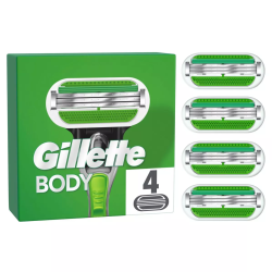 Gillette Barberblader Body 4-pk.