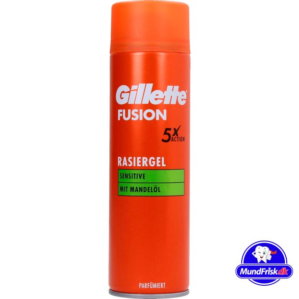Gillette Barbergel Fusion Sensitive 200 ml