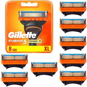 Gillette 8-pk. Fusion5 Power rakblad 