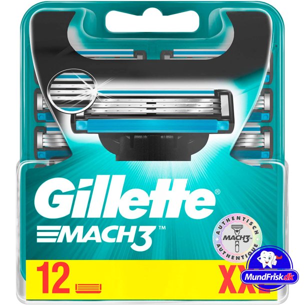 Gillette Rasierklingen, 12 St&uuml;ck. Mach3
