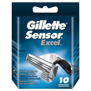 Gillette Barberblade Sensor EXCEL 10-pk.