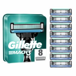 Gillette Barberblade Mach3 8-pk.
