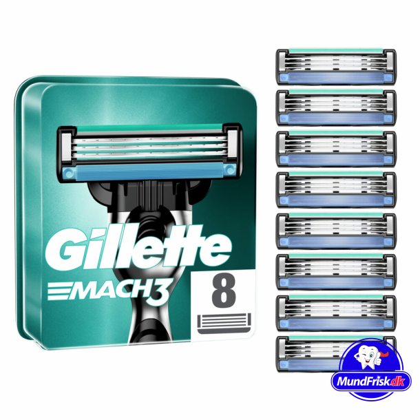 Gillette Barberblader Mach3 8-pk.