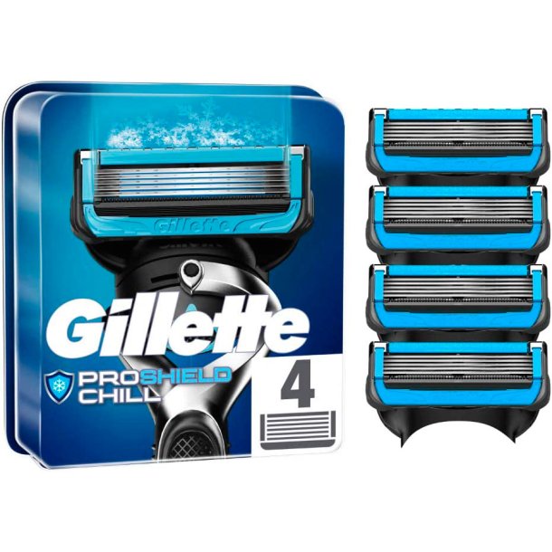 Gillette Barberblad ProShield Chill 4-pk.