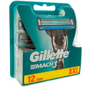 Gillette Mach3 Barberblade 12 stk.