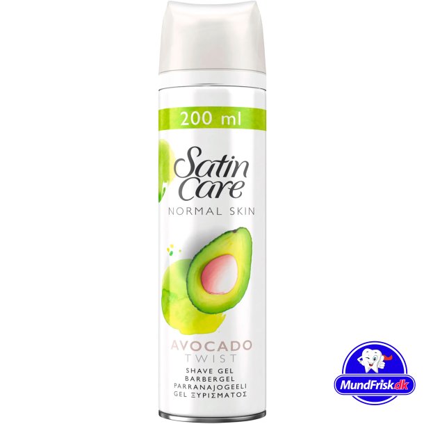 Gillette Satin Care Bar Gel Avocado Normale Haut