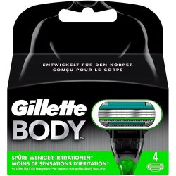 Gillette Barberblader Body 4-pk.