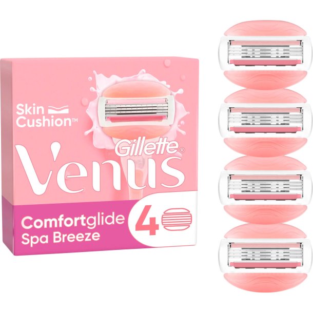 Gillette Razor Blades Venus Spa Breeze Comfortglide 4-pk.