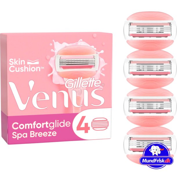 Gillette Barberblad Venus Spa Breeze Comfortglide 4-pk.