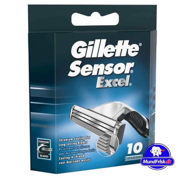 Gillette Sensor EXCEL 10-pk. Barberblade 
