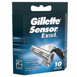 Gillette Rasierklingen Sensor EXCEL 10er-Pack.