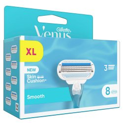 Gillette Venus 8 stk. Glatte barberblader