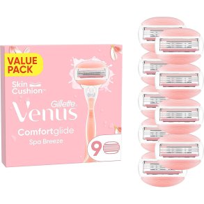 Gillette Venus Spa Breeze Comfortglide Razor Blades 9-pk.