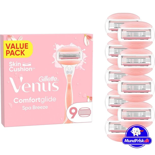 Gillette Venus Spa Breeze Comfortglide Rasierklingen, 9 St&uuml;ck.