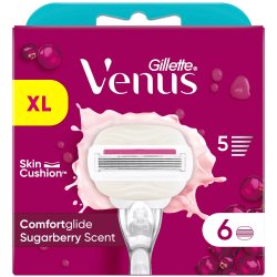 Gillette Venus Comfortglide Sukkerbr 6-pk. Barberblader
