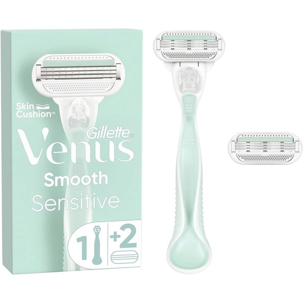 Gillette Venus Smooth Sensitive Barberskraber + Ekstra Barberblad