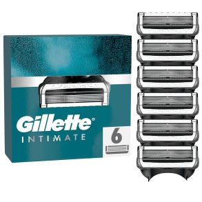 Gillette Intimate 6 stk. Barberblade Intimbarbering