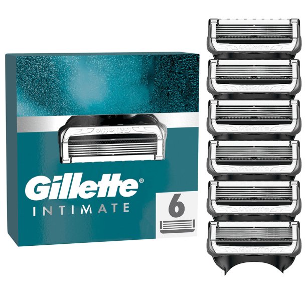 Gillette Intimate 6 stk. Barberblade Intimbarbering