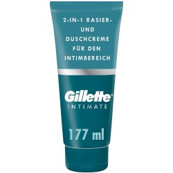 Gillette Intimate 2-i-1 Rense- &amp; Barbercreme 177 ml.
