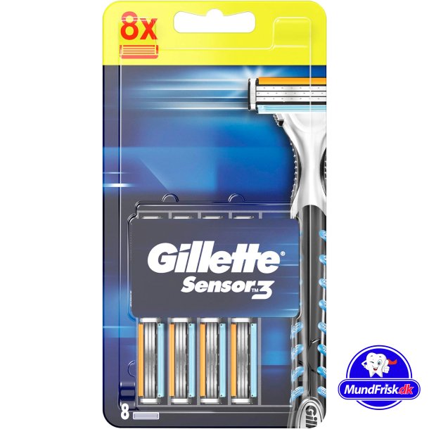 Gillette Sensor3 Rasierklingen 8 Stk.