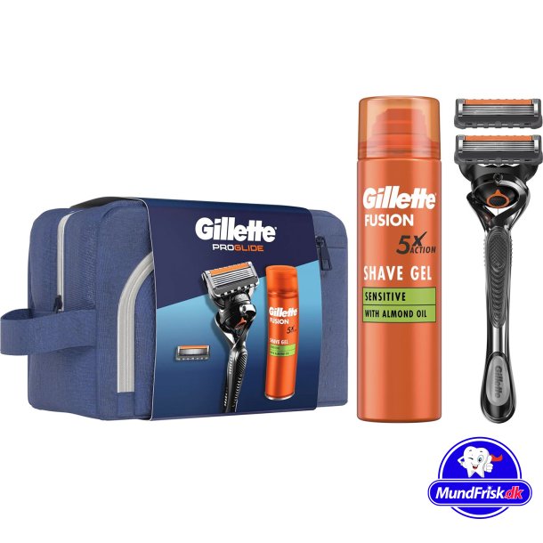 Gillette ProGlide Set Toalettvska + Razor + Fusion5 Rakskum