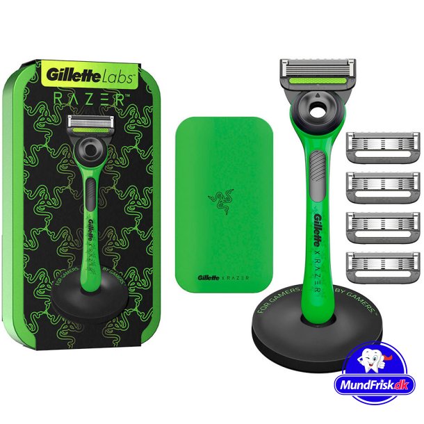 GilletteLabs Rasierer + 4 Rasierklingen Gaming Edition