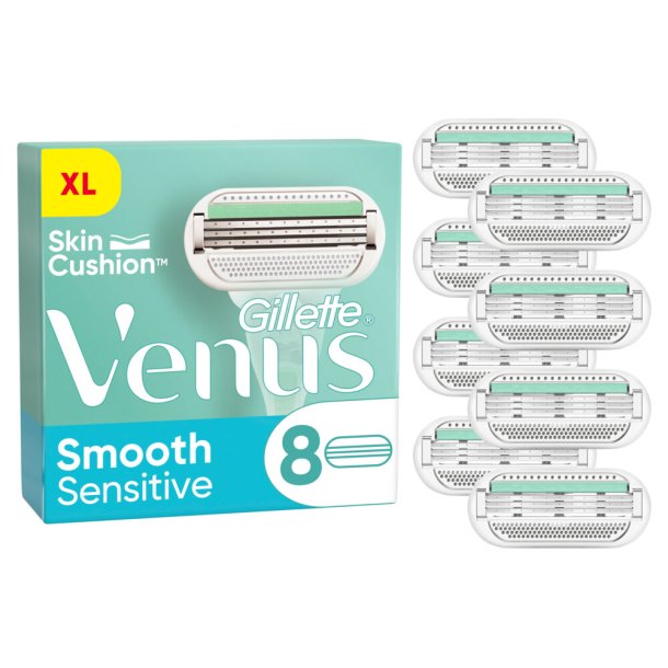 Gillette Barberblade 8 stk. Venus Smooth Sensitive