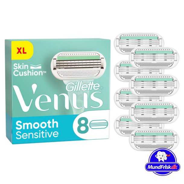 Gillette Barberblade 8 stk. Venus Smooth Sensitive