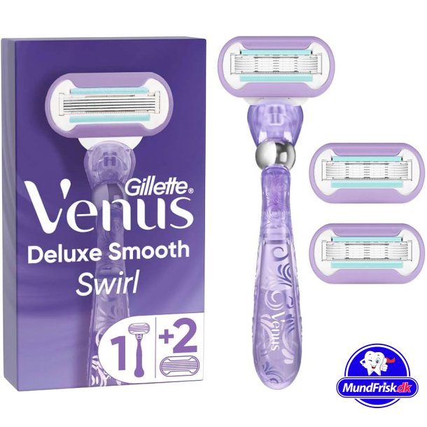 Gillette Venus Deluxe Smooth Swirl Rasierer inkl. 3 Rasierklingen