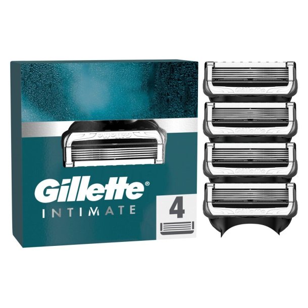 Gillette Intimate 4 st. Rakblad Intim rakning