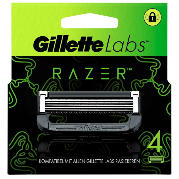 Gillette Labs Barberblade Gaming Edition 4 stk.