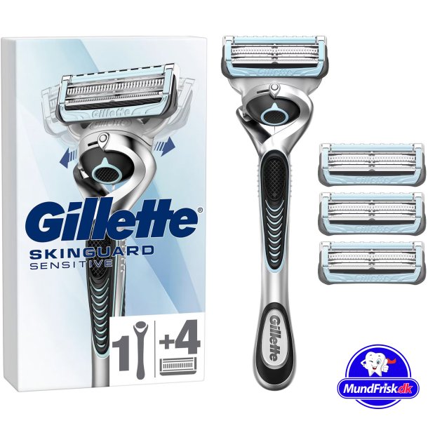 Gillette SkinGuard Sensitive Rasierer inkl. 4 Rasierklingen