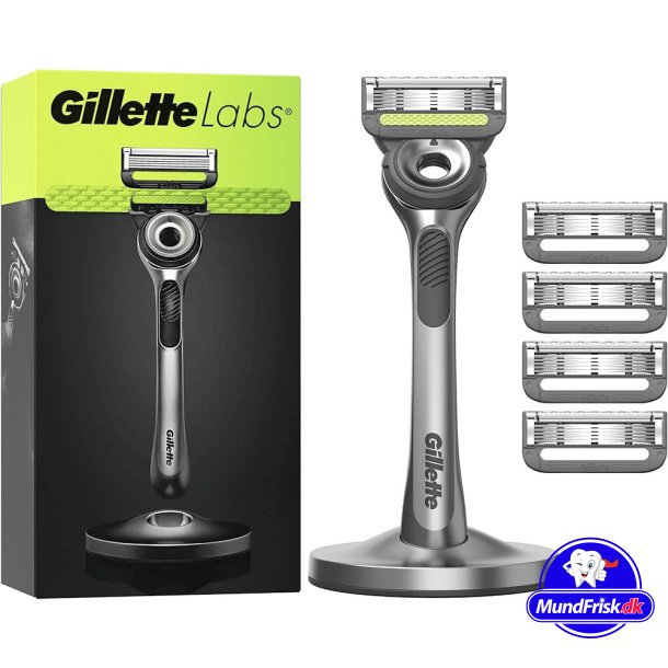 GilletteLabs Rasierer + Magnetdock + 5 Rasierklingen