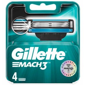Gillette Mach3 Barberblade 4-pk.