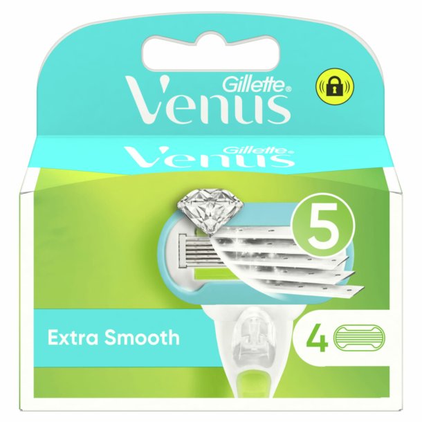 Gillette Venus Extra Smooth 4-pk. Rakblad
