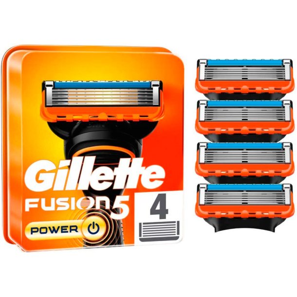 Gillette Barberblader Fusion5 Power 4-pk.