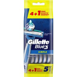 Gillette Blue3 Simple Engangsskrabere 5-pk.